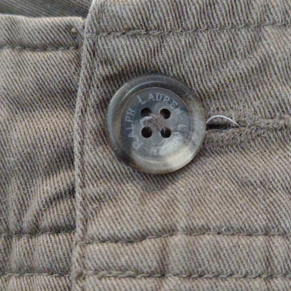 Ralph Lauren 16 Khaki Green Cargo Capris - Picture 8 of 9